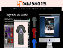 Tablet Screenshot of 5dollarschooltees.com